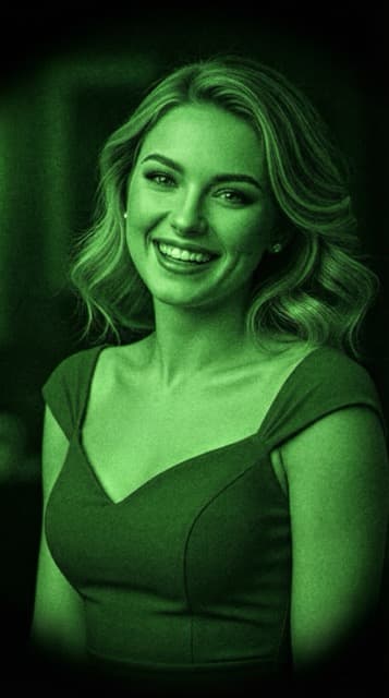 Night vision X-ray style render